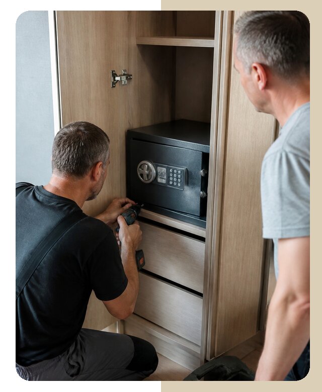 Встраивание сейфа в мебель в Мурманске по цене от 5655 р. | ДвериЛегко-Мрм